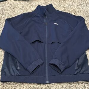 Figs Sydney scrub jacket - Navy